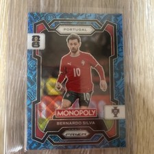Bernardo Silva 2026 Monopoly FIFA World Cup Four Corners Blue Wave #33 SP