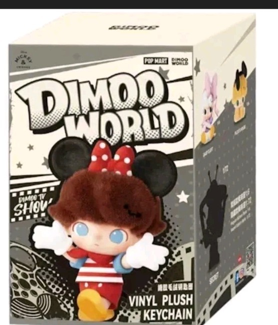 Pop Mart Dimoo World x Disney Series Plush Keychain Dolls