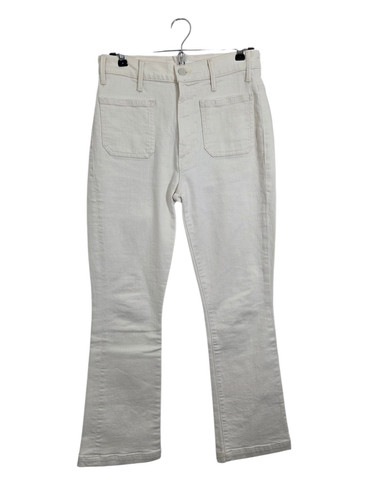 Mother Superior The Hustler Patch Pocket Flood Jeans Act Natural Size 26