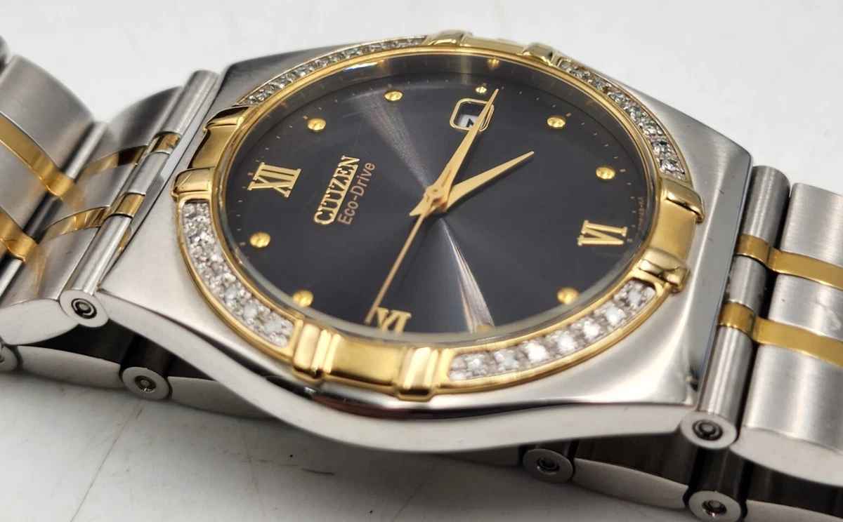 Citizen BM0724 51E Eco Drive Elektra Diamond Accented Men s Watch