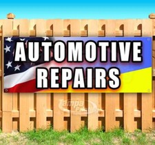 AUTOMOTIVE REPAIRS Advertising Vinyl Banner Flag Sign Many Sizes MECHANIC REPAIR