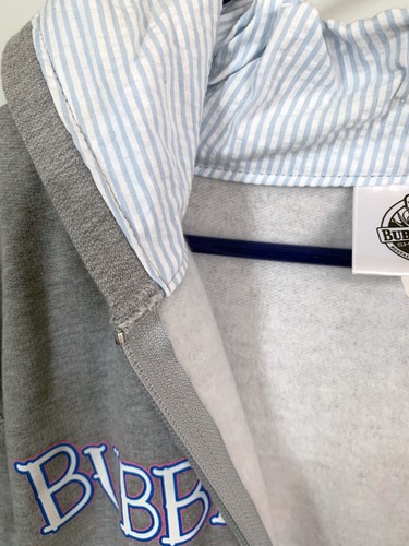 BUBBA GUMP SHRIMP CO Reißverschluss grau Kapuzenpullover Hoodie Herren Gr. XL *** EUC - Bild 6 von 7