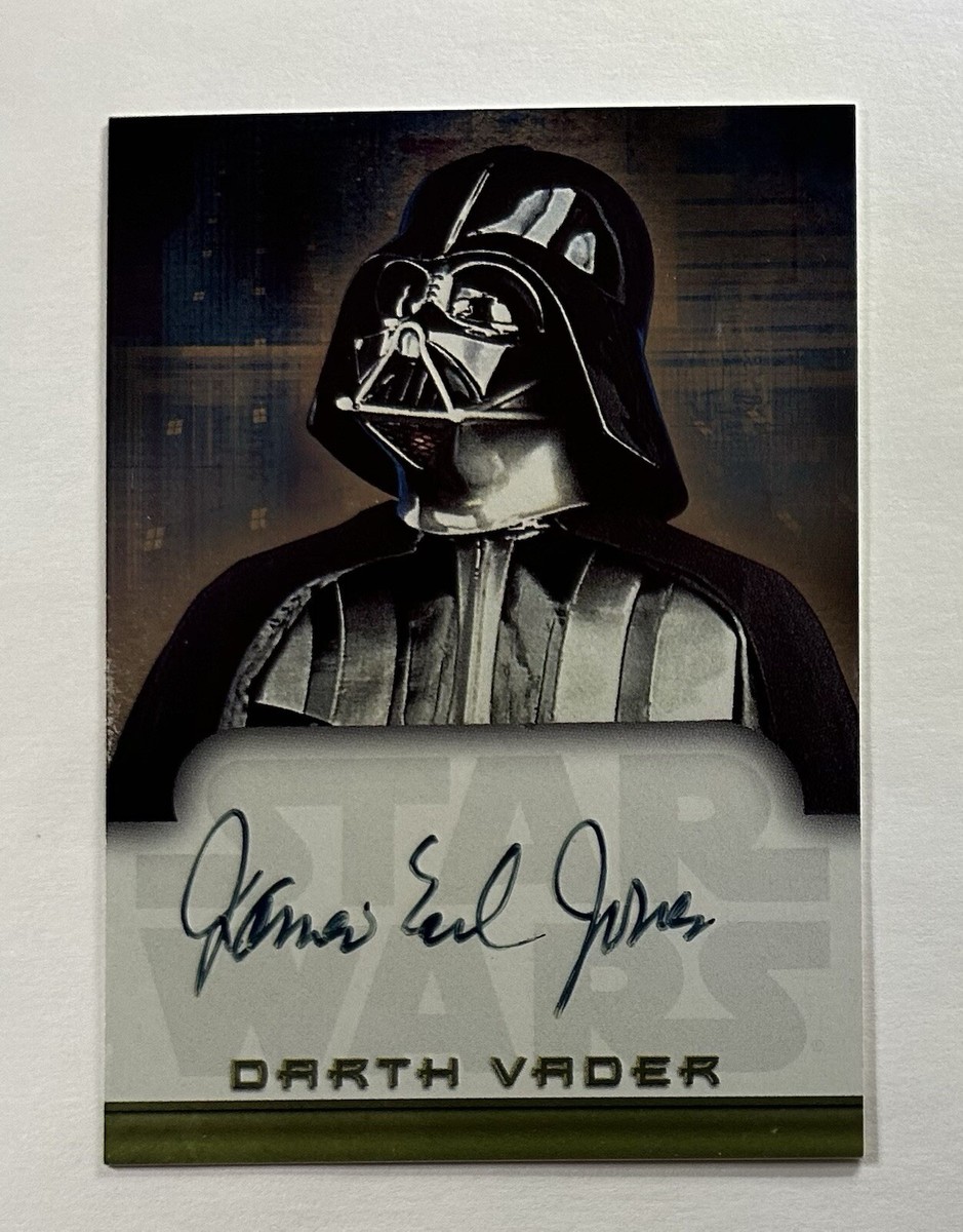 2001 Topps Star Wars James Earl Jones Evolution Autograph
