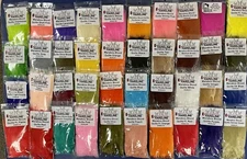 HARELINE DUBBIN STRUNG MARABOU. BLOOD QUILLS . FLY TYING, CRAFTS. U PICK COLOR.