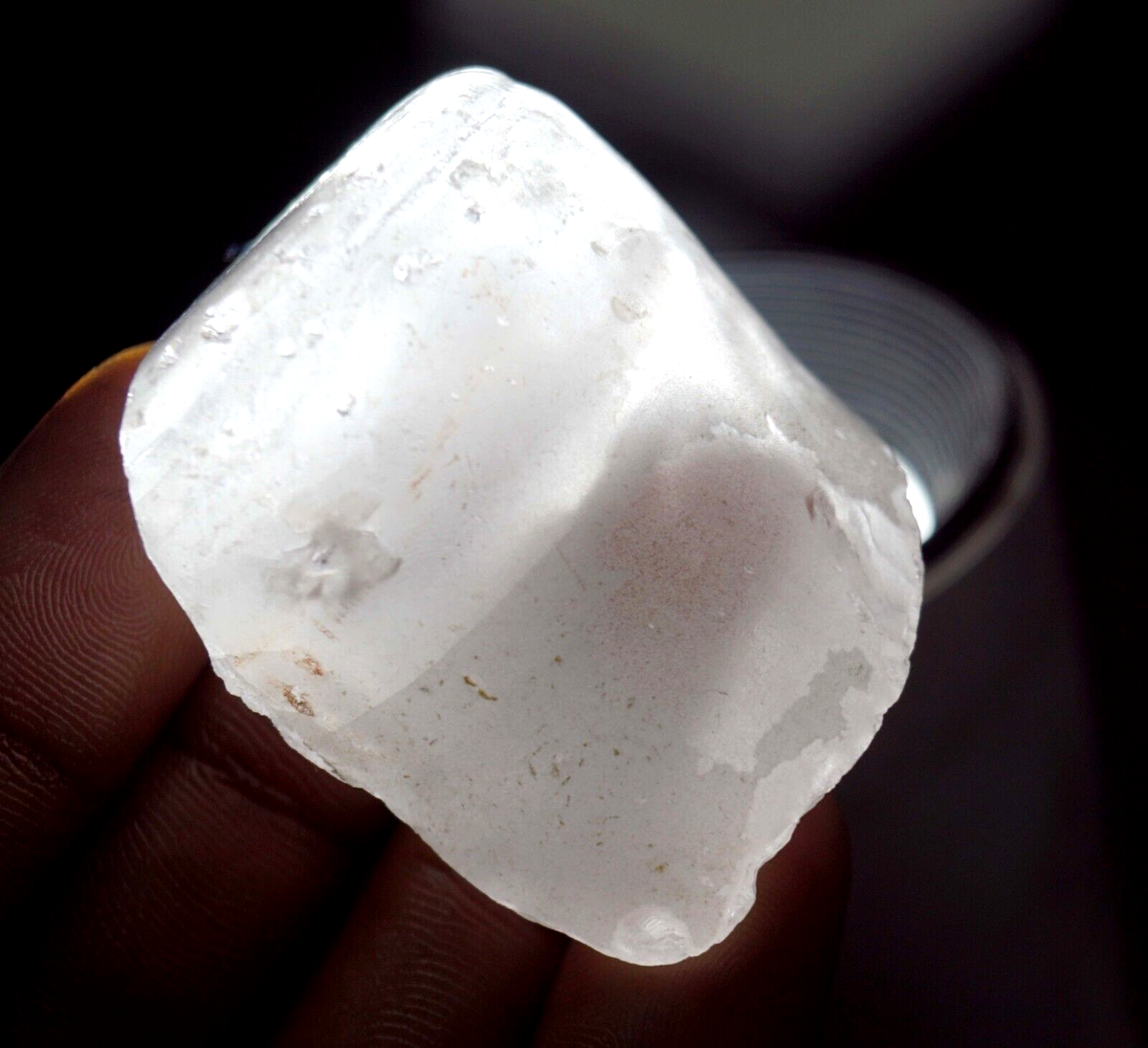382.40 Ct 100% Natural Uncut Shape White Rough sapphire Loose