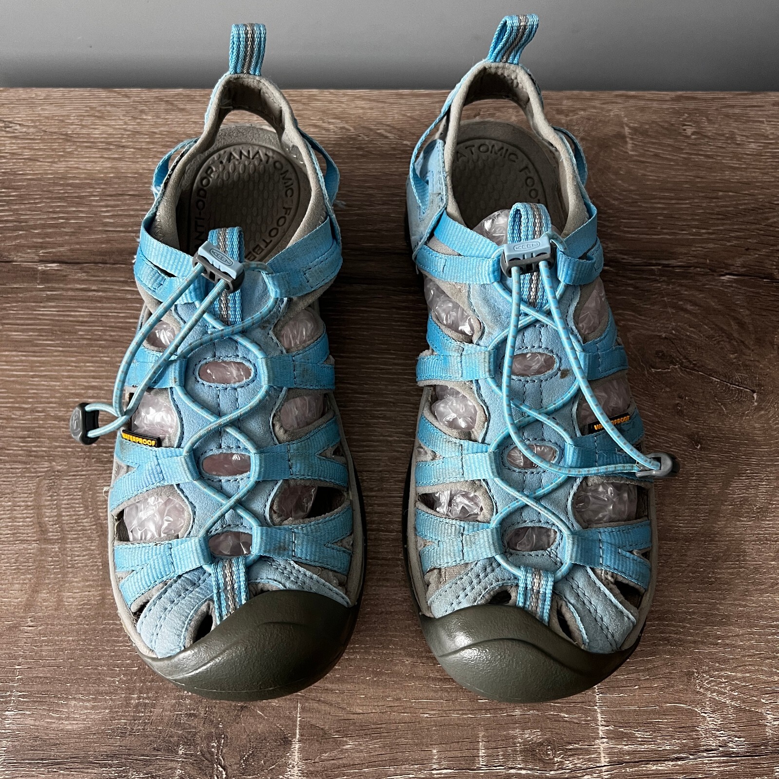 Sandali impermeabili donna Keen Whisper taglia 9 5 blu Alaskan grigio 1012227