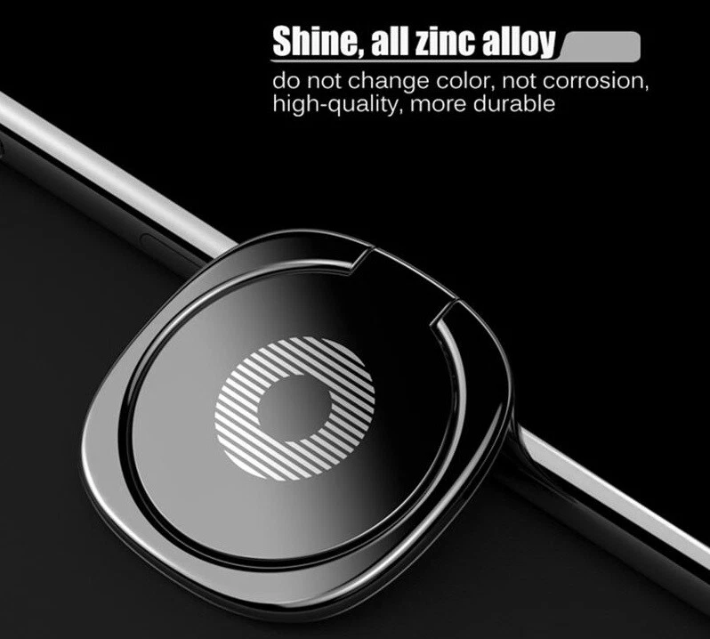 360°Finger Grip Metal Ring Kick Stand- Samsung iPhone iPad- 24 hours- IN PACKAGE - Image 4 of 4