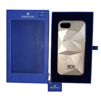 Swarovski Crystal iPhone Phone Case Hard Cover Geometric