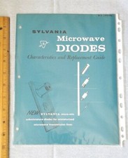 1950's Vintage SYLVANIA Microwave Diodes  - Characteristics & Replacement Guide