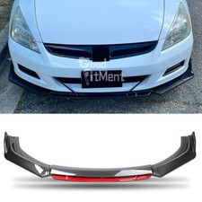 Kohlefaser Frontstoßstange Spoilerschwert Spoilerlippe Für Honda Accord 2007+