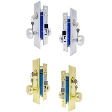 Premier Lock Mortise Lock Set for Exterior Doorways 2 1/2" and 2 3/4" Backset