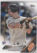 2016 Topps Limited Edition #433 Trevor Brown San Francisco Giants RC Rookie