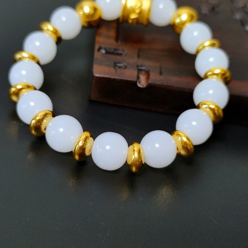 1PC Pure 999 Real 24K Yellow Gold Spacer Bead Loose Accessories DIY Beads 6.8mm - 第 4/7 張圖片