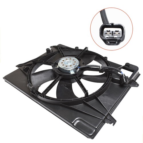 Radiator A/C Condenser Cooling Fan Assembly HY3115151 For 2015-17 Sonata 2.4L - Picture 2 of 7