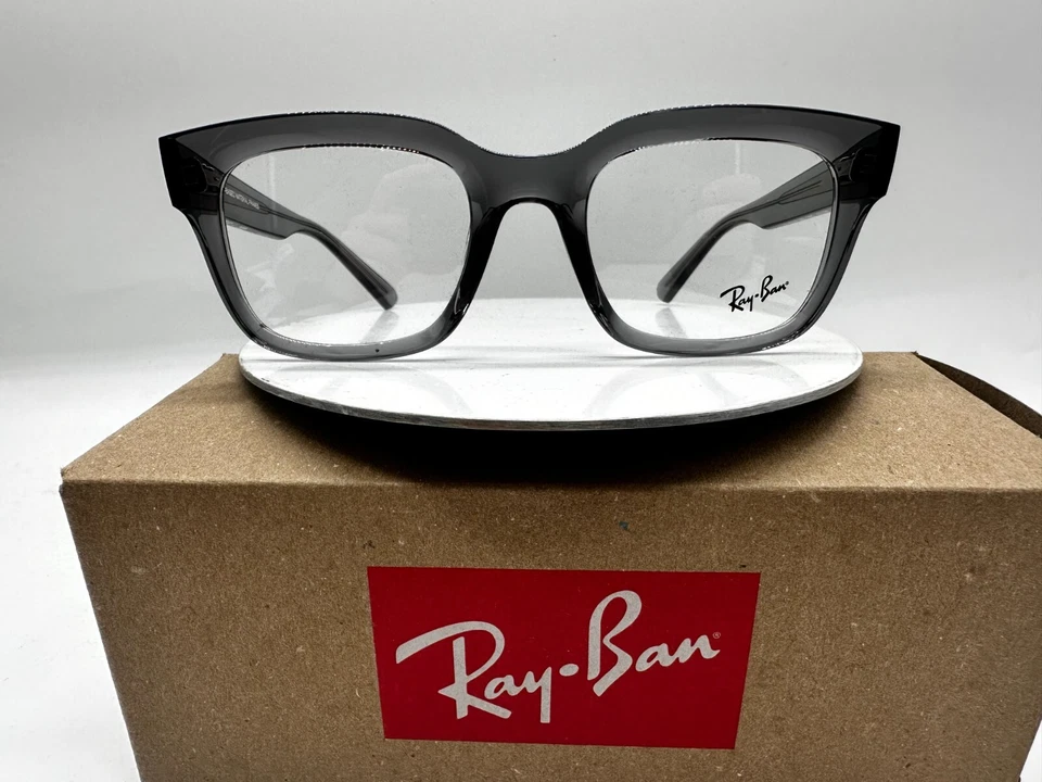 Ray-Ban Eyeglasses Frames RB7217F CHAD 8263 Clear Gray 54-22-145 - Image 2 of 4