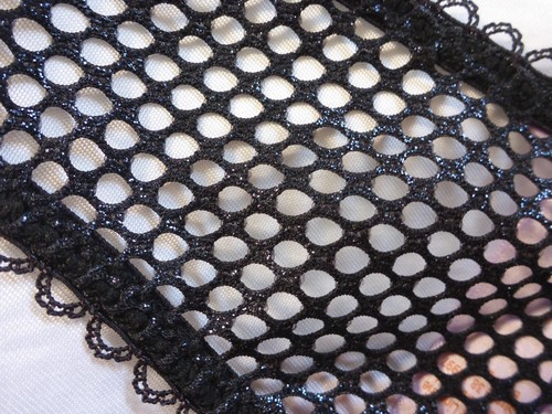 M, Savage X Fenty Starlet Nights Brazilian, Fishnet mesh,black, polyamide, NEW - Picture 11 of 12
