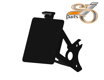 Kennzeichenhalter seitlich passend für YAMAHA DRAG STAR XVS 650 1100 Beleuchtung
