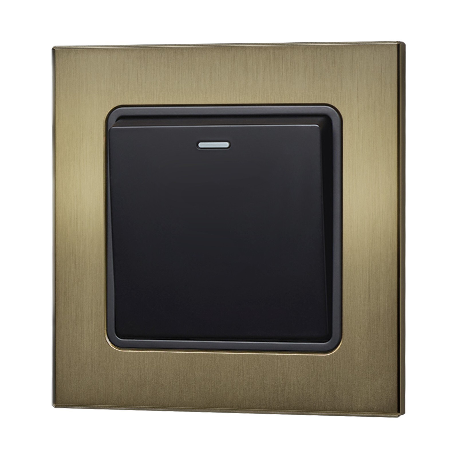 Retrotouch Aura BM11BB-R1TB 1 Gang Intermediate Switch - Brushed Brass