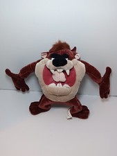 Looney Tunes Taz Tasmanian Devil Stuffed Plush SIX FLAGS Warner Bros