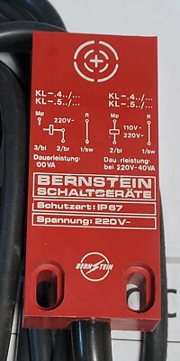 Bernstein Sensor KL-2556/007 mit 3m Kabel (Art.Nr. 6503556800)  IP67 NEU