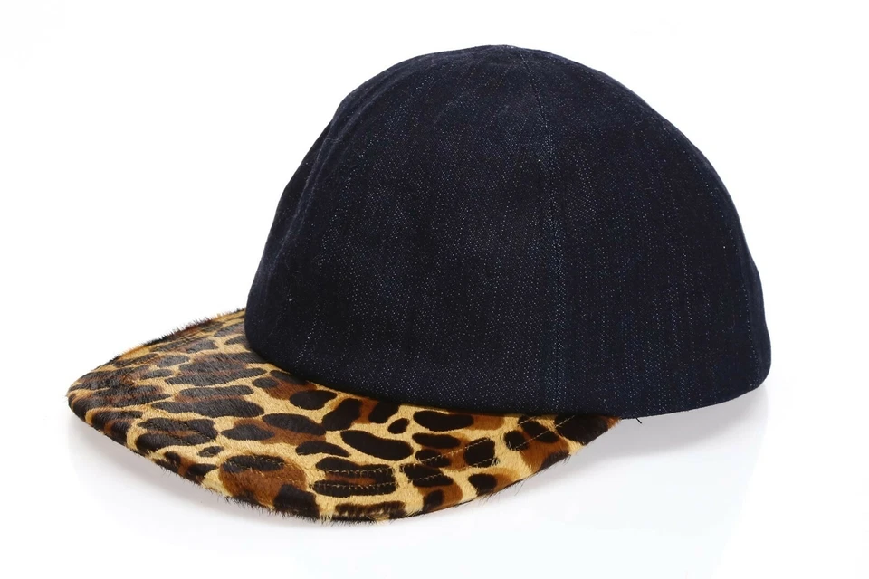 Gorra para mujer Eugenia Kim 141335 Darien estampado de guepardo de mezclilla talla Mediano Foto 2 de 4