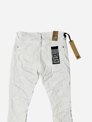Ksubi Jeans Mens Van Winkle Skinny Leg Mid Rise White $240 Size 30