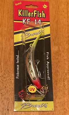 brad's killer fish lures KillerFish KF14-61 Slammer It has a great fish Brad's Super Bait - Watermelon