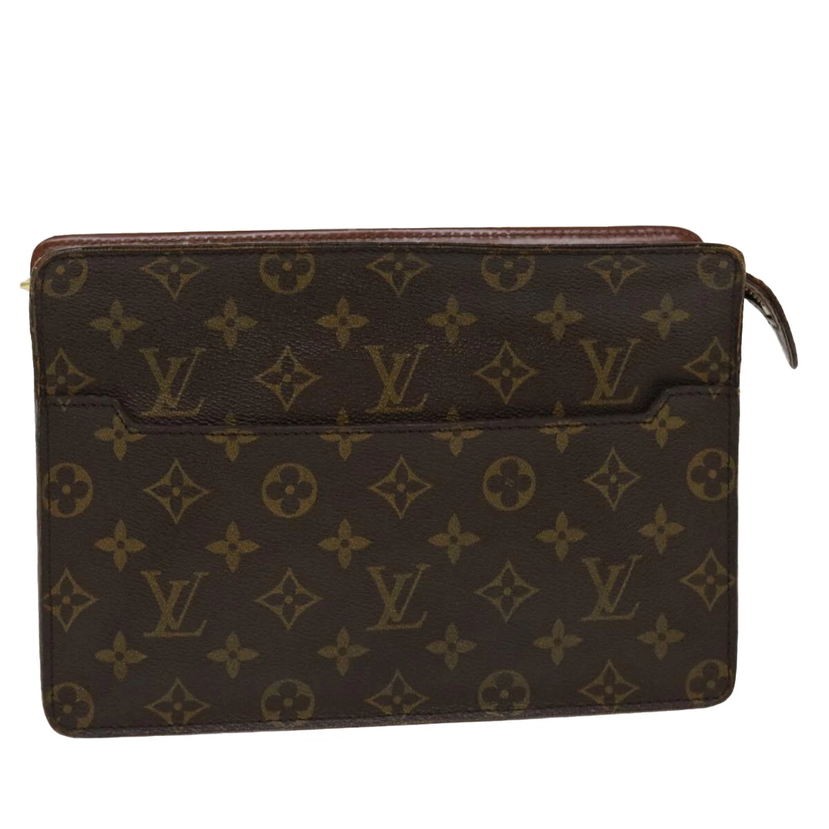 LOUIS VUITTON Monogram Pochette Homme Clutch Bag M51795 LV Auth