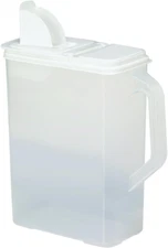 Bulk Food Storage Container - 8 Quart All Purpose Clear & Large Pantry and Ki...
