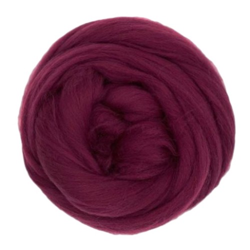 Red Pink Wool Roving - Merino Fibre for Spinning Needle & Wet Felting 3D Art 😊 - Picture 10 of 13