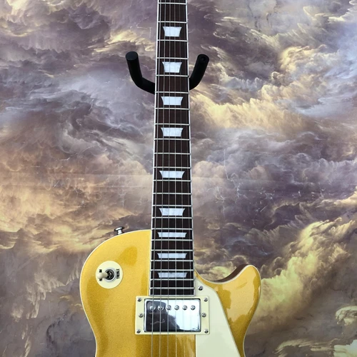 Standard 2010 Traditional Gold Top LP electric guitar H-H pickup in stock - Picture 5 of 9