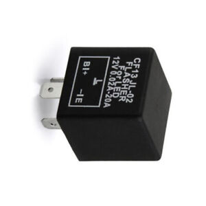 1PC CF13 JL-02 3-Pin LED Flasher Relay For 12V Car Turn Signal Light Hyper Flas 