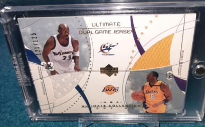 2002-03 Ultimate Collection Jerseys Dual Jersey /125 Michael 