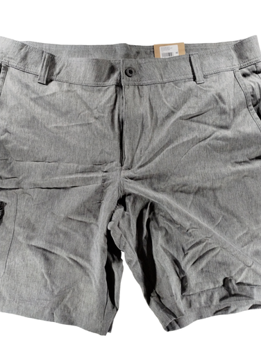 Men's Magellan Fish Gear Aransas Pass Caviar Heather Fishing Shorts Size 42 New - Picture 2 of 11