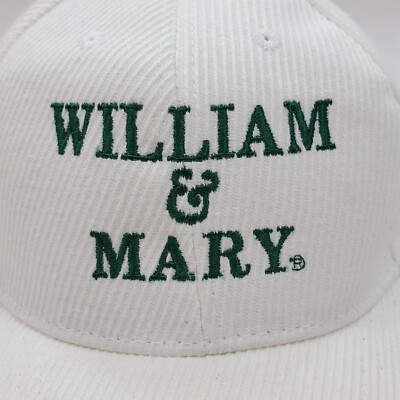 Vintage 90s William & Mary University Corduroy College Snapback