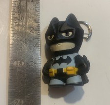 Mini 2 Batman Collectible Keychain Key Ring Backpack Clip DC Comics Bat-Man