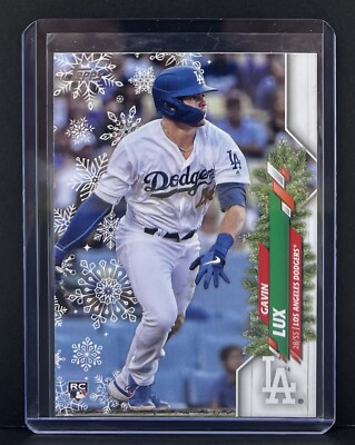 2020 Topps Holiday Gavin Lux #HW1 Los Angeles Dodgers