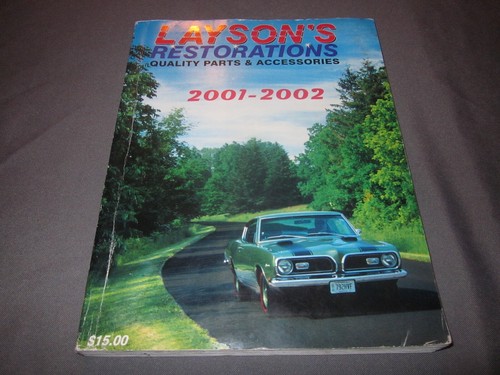 LAYSON'S RESTAURATIONS Piezas y Accesorios Calidad 2001-2002 CATÁLOGO MOPAR