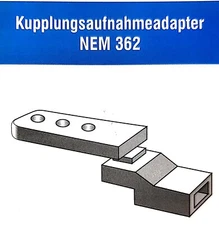 Ribu 502 Retrofit Kupplung/Coupler Adapter NEM 362 Pocket  Rietze 85502