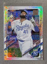 2021 Topps Series 2 Baseball MLB #513 Carlos Santana /310 Base Foilboard Royals