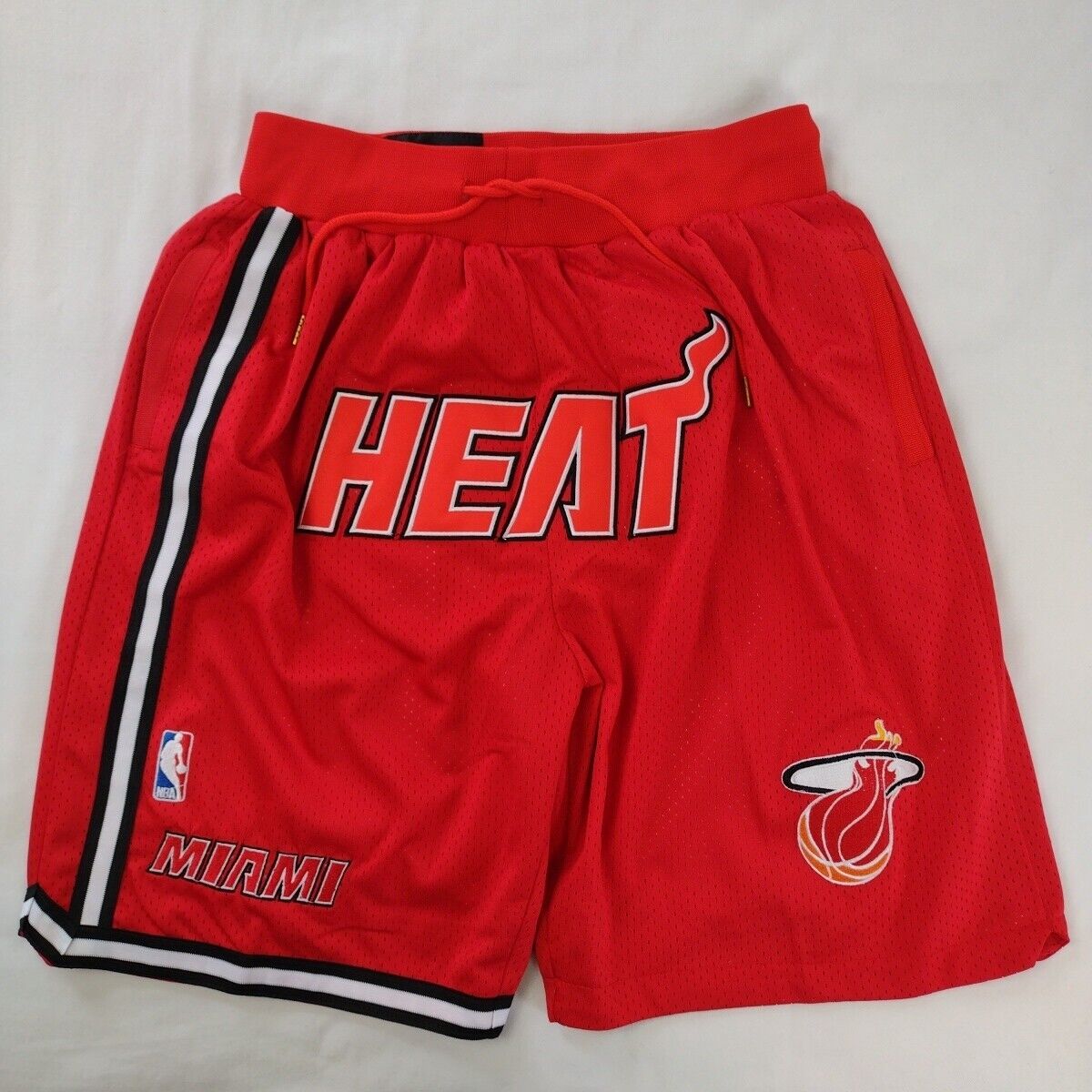 Miami Heat Just Don Shorts Size Large