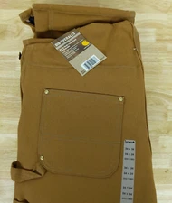 NWT DEADSTOCK Carhartt R03 USA Made Arctic Quilt Lined Duck Bib Overall 34x34