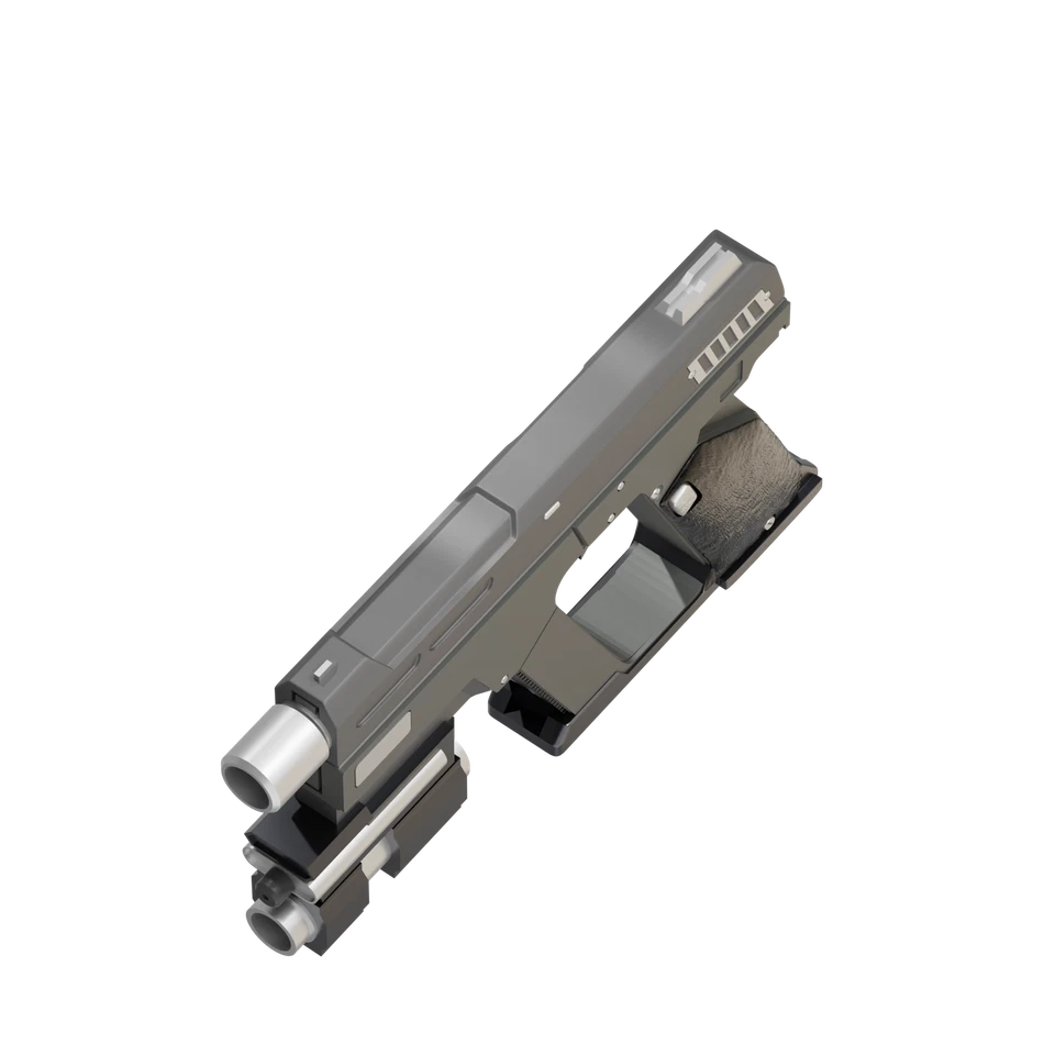 Pistola pacificadora Helldivers 2 P2 utilería de cosplay Foto 3 de 4