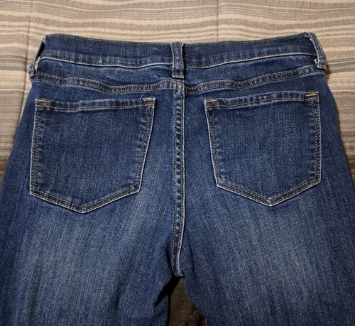 Banana Republic Womens Blue Denim Skinny Fit Jeans Size 26/2r STRETCH 26X27 - Picture 2 of 4