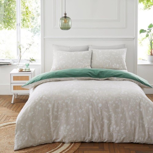 Luxury Reversible Duvet Cover Set with Pillow cases Printed Floral Bedding Quilt - Picture 7 of 45