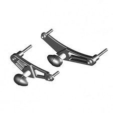 GB RACING. Triumph STREET TRIPLE (R) 2007-2010  BULLET FRAME SLIDERS L&R
