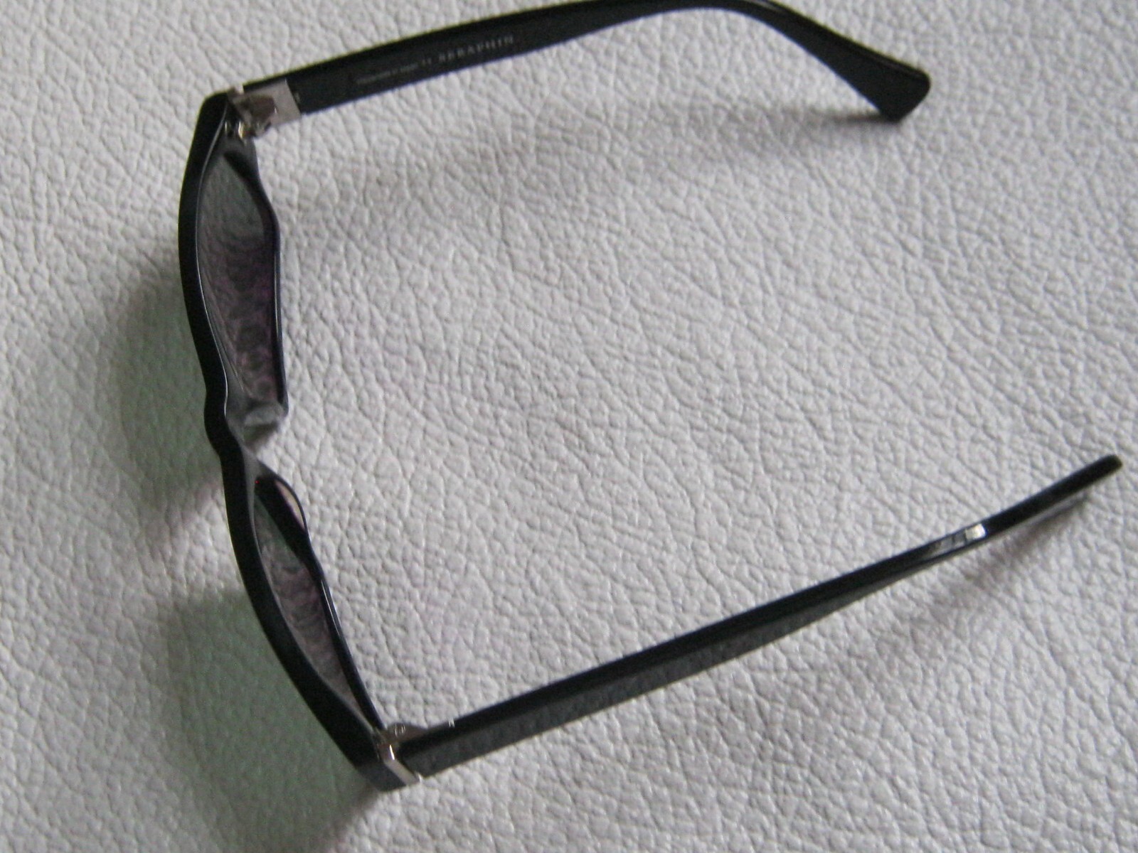 Authentic Seraphin Black Rectangular Sunglasses R… - image 4