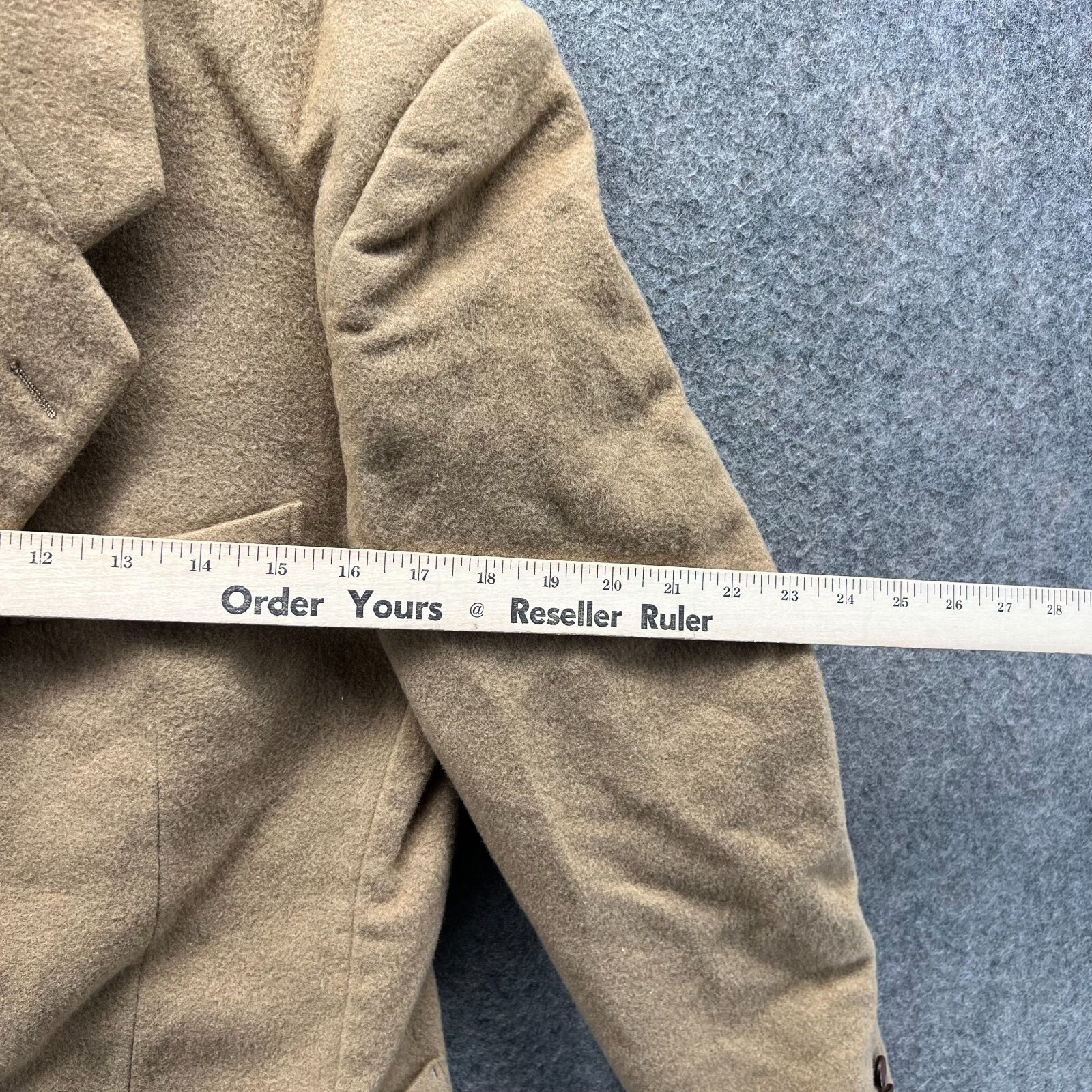 Blazer Yves Saint Laurent donna 36 kaki cappotto sportivo giacca lana Francia vintage