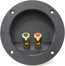 Absolute USA RST-450 4" Terminal Cup 4-Inch Double Binding Round Gold Plate Push