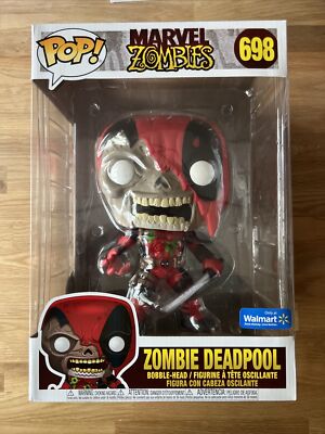 Marvel Zombie Deadpool 10  Walmart Exclusive 698 Funko Pop OVP Rare New Selten